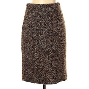 Ann taylor brown knee length skirt Size 4